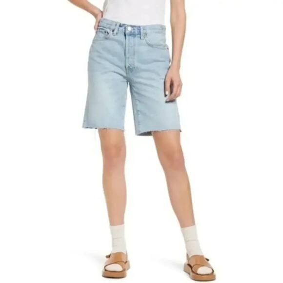 Re/Done Pants - RE/DONE 90s High Waist Cutoff Denim Shorts B65